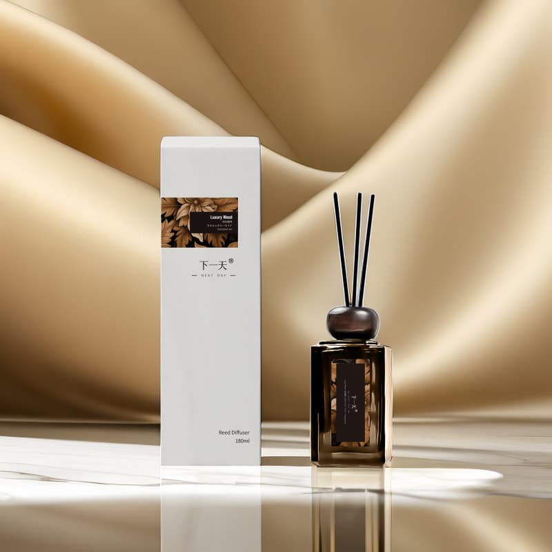 Fir Forest 180ML Large Capacity Reed Diffuser for Home Living Room Bathroom Long-Lasting Fragrance Deodorizer