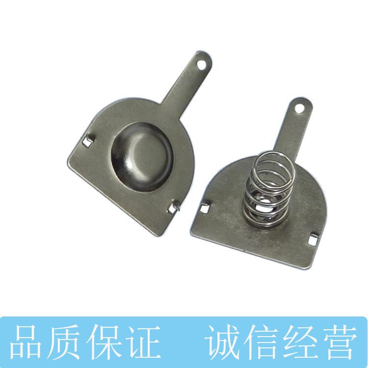 Shenzhen hardware manufacturer 18650 battery spring clip stamping part, positive and negative conductive metal contact sheet