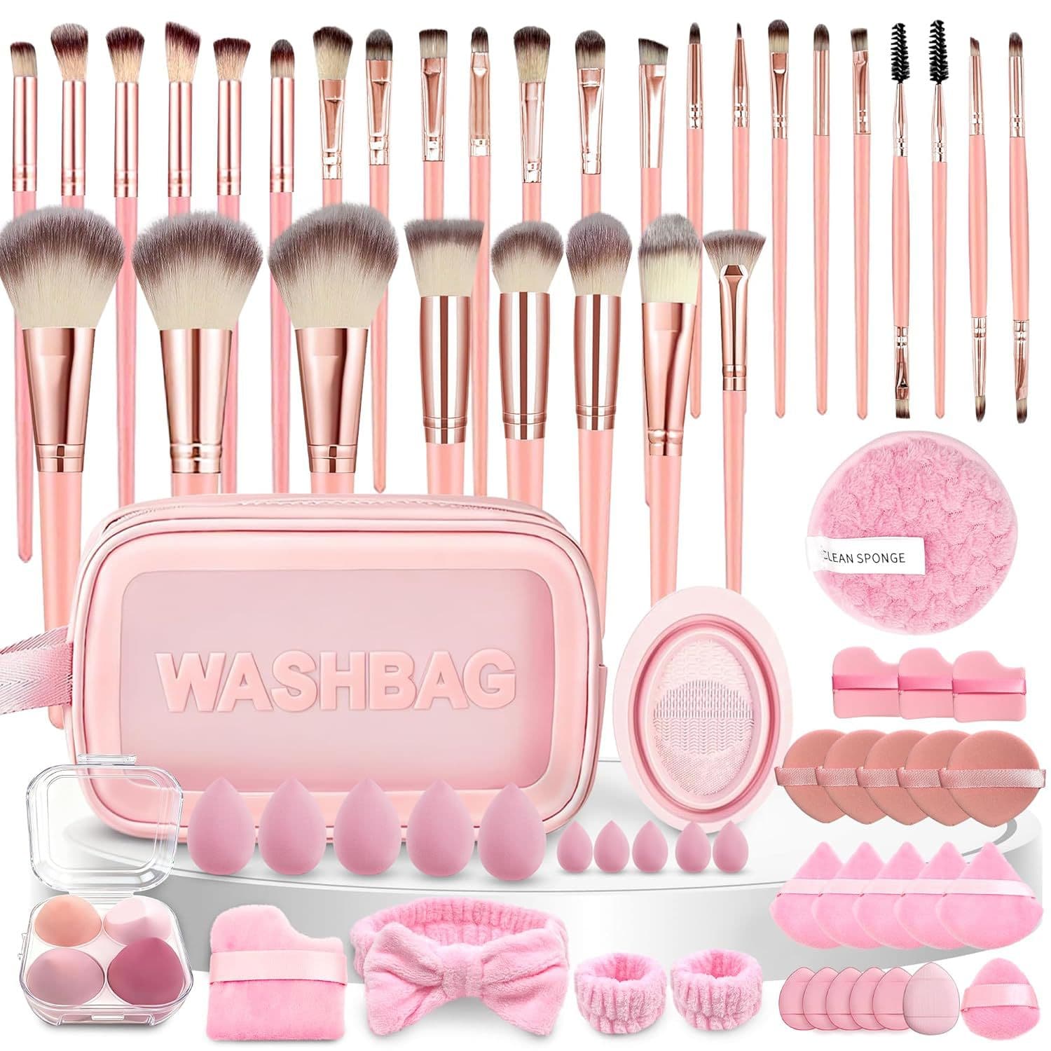 Cross-border makeup tool set 20-piece set, 40-piece set, 42-piece set, 56-piece set, beauty egg, makeup brush, puff set