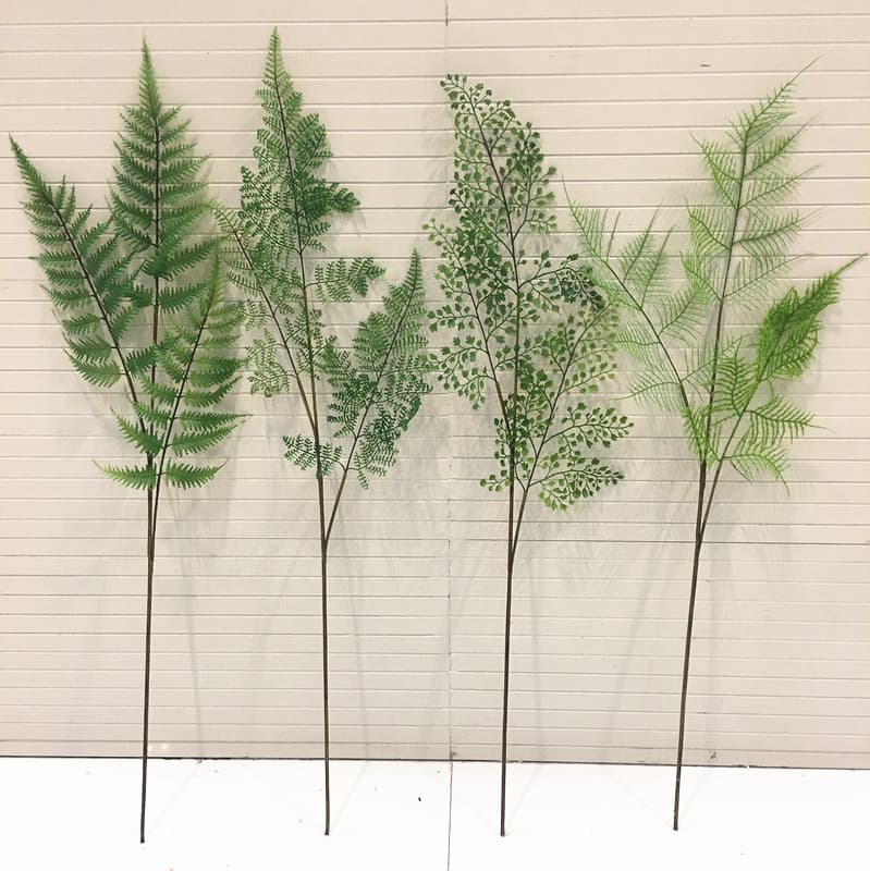 Simulated asparagus, black bone, saw leaves, home decoration ferns, simulated plants, potted green plants, plastic fake grass, Persian grass