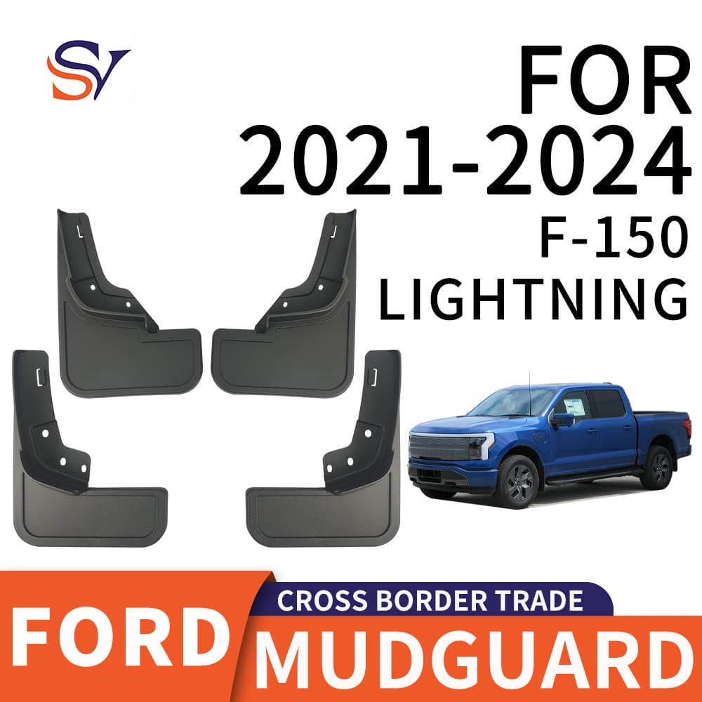 Compatible with 2021-2024 Ford F-150 Lightning Mud Flaps F150