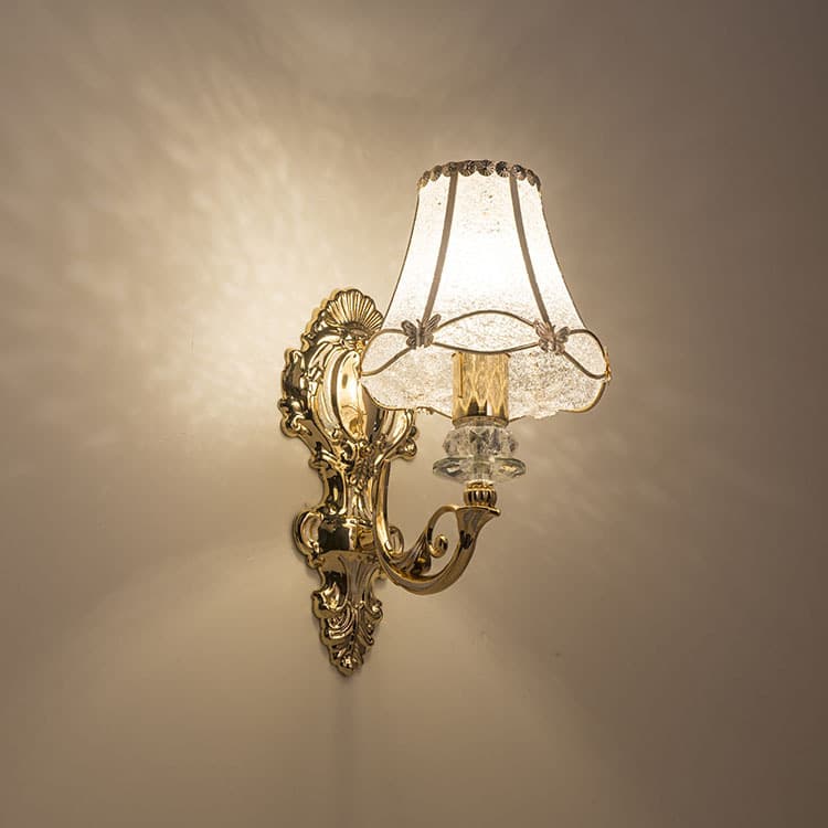 European Simple Glass Wall Light for Living Room TV Wall, Bedroom, Bedside, KTV, Hotel Room