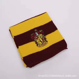 Harry Potter Scarf, Harry Potter Tie, Harry Potter Glasses, Hat, Magic Wand Accessories Set
