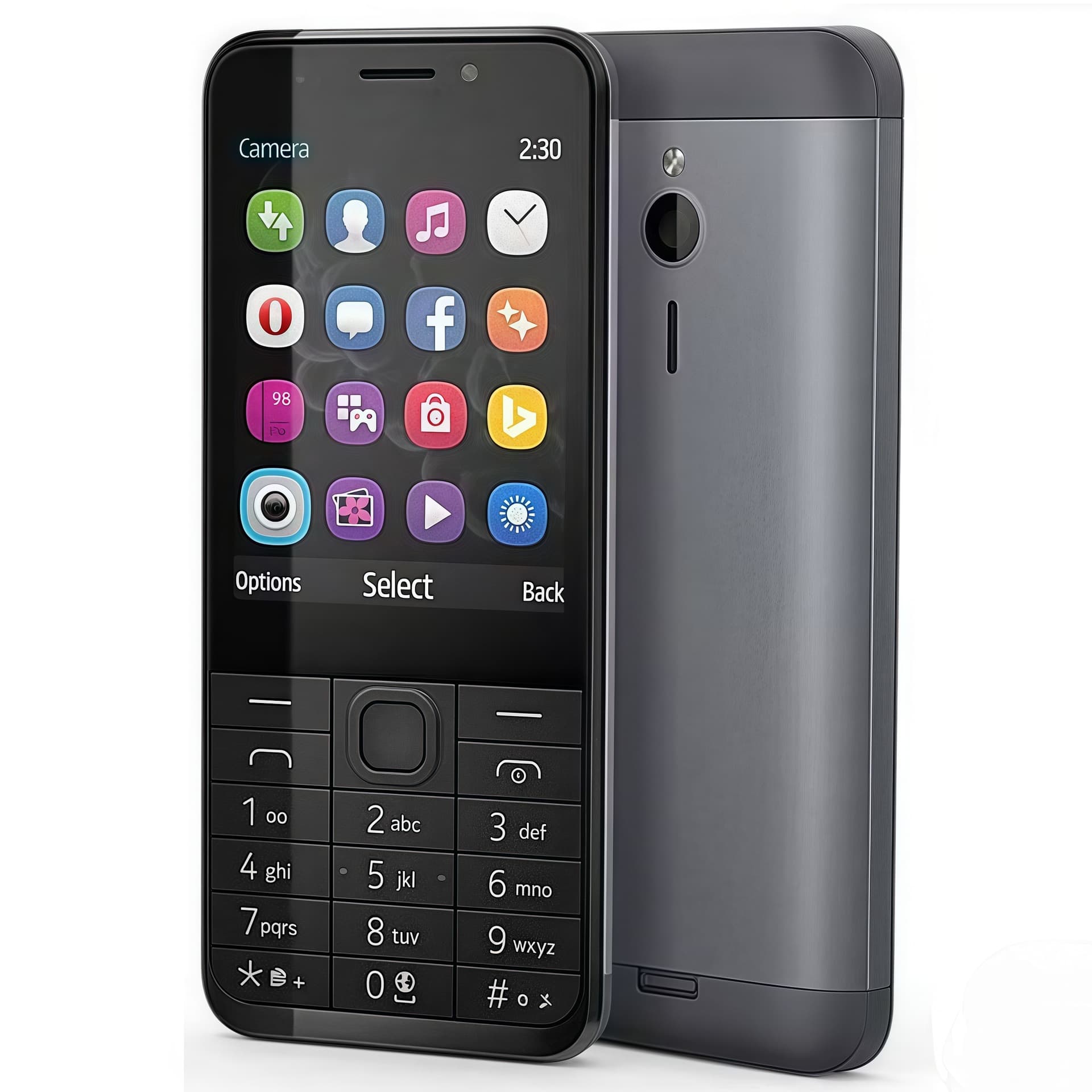 Cross-border Mobile Phone 230 GSM Large Screen 2.8-inch Keypad Big Font Loud Volume Student Senior Phone Export Mobile Phone