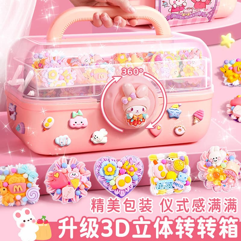 Cream Glue Guka Set Full Stationery Scrapbook Stickers DIY Quicksand Guka Sticker Craft Kit for Girls