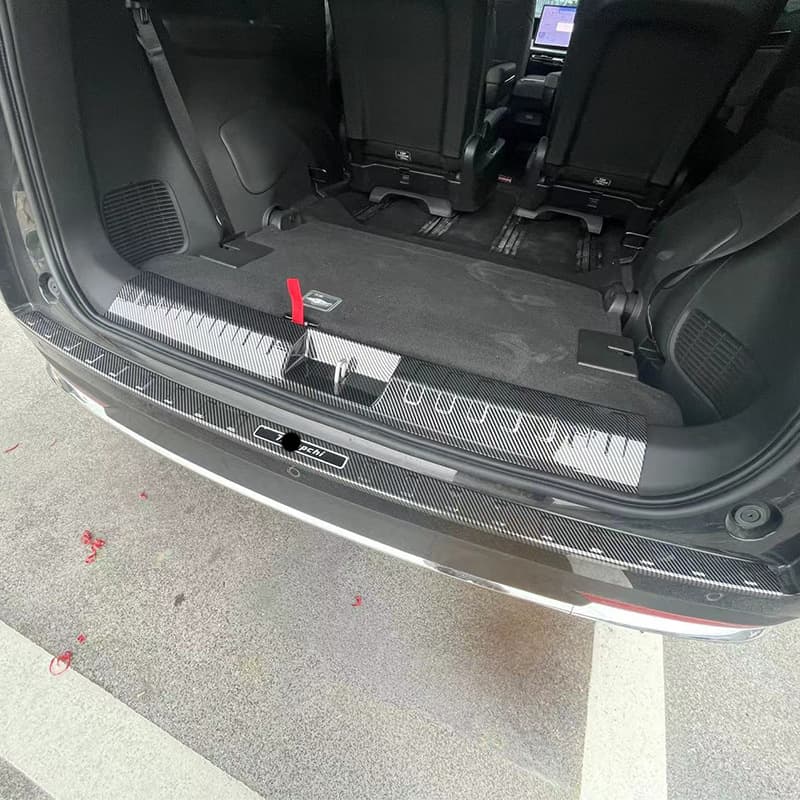 Suitable for 2024 Trumpchi E8 Door Sill Plate Modification Welcome Pedal Rear Bumper Protector Tailgate Protection Trim Strip
