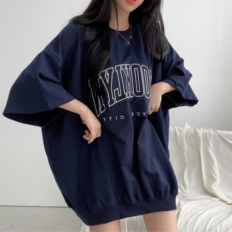 Wholesale 4 Colors Short Sleeve T-Shirt Women Korean Style Cotton Summer Loose Plus Size Couple Streetwear