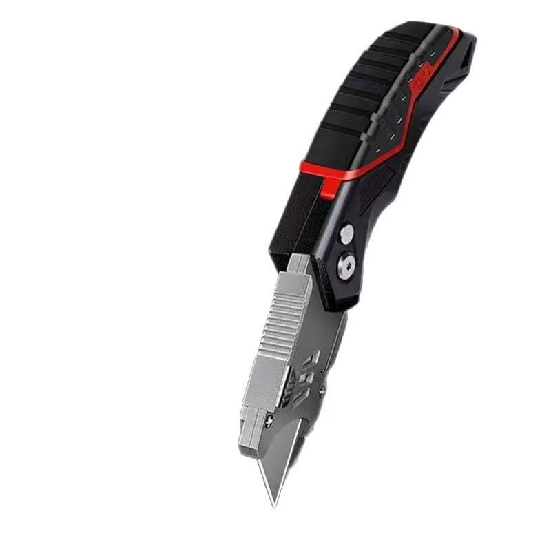 Heavy Duty Zinc Alloy Folding Utility Knife Stainless Steel Wallpaper Cutter Paper Knife Tool Factory Wholesale
