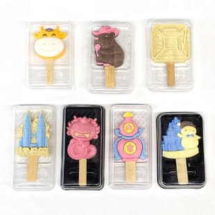 Disposable Ice Cream Tray with Lid Transparent Blister Packaging Creative Ice Cream Tray with Lid Ice Cream Packaging Box
