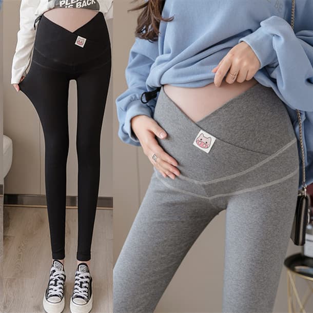 New spring/summer style maternity leggings, loose fit, plus size, comfortable and safe for petite women.