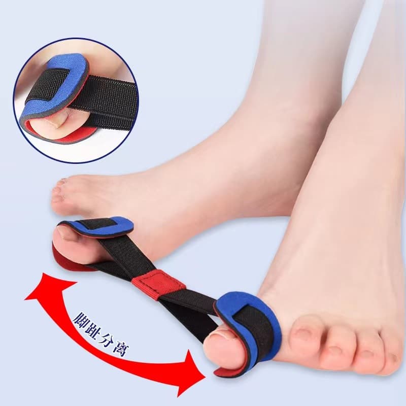 Thumb Toe Bunion Corrector Stretch Band for Big Toe Bone Exercise, Separator Pull Band Toe Spreader
