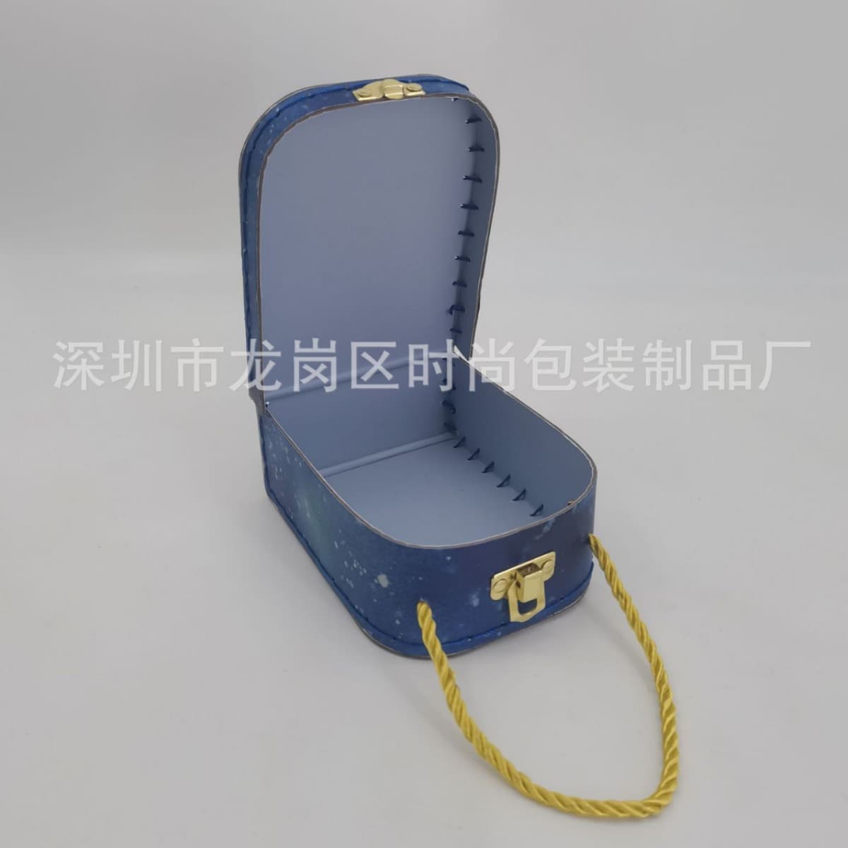 Global Export Supply Amazon High-end Color Threaded Suitcase Children's Toy Gift Box Packaging Handheld Box