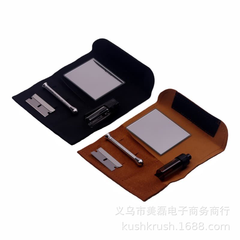 Cross-border Drop Shipping Snuff Kit; Suede Snuff Five-Piece Set; Snuff Set