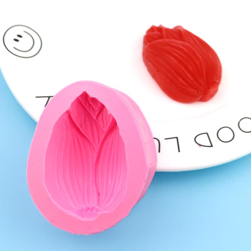 Wholesale Single 3D Lotus Flower Ball Silicone Mold Soap Mold Cake Mold DIY Candle Tool