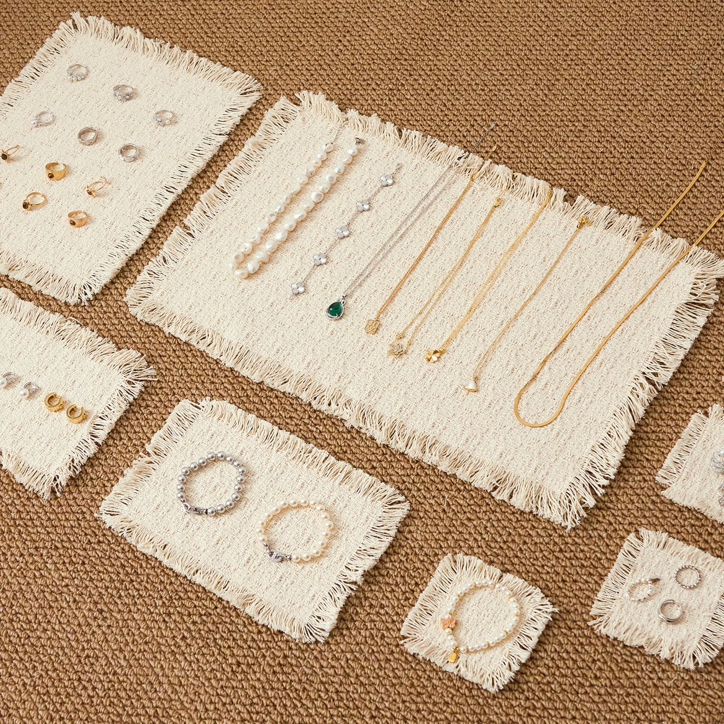 Vintage Tassel Mat Photography Prop Food Photo Placemat Desktop Plog Shooting Decoration Display