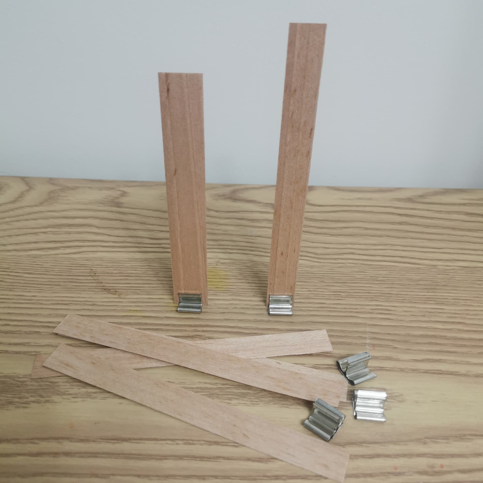 Wooden Candle Wick for Scented Candles, Wood Chip Candle Wick, DIY Wood Candle Wick Thin Slice