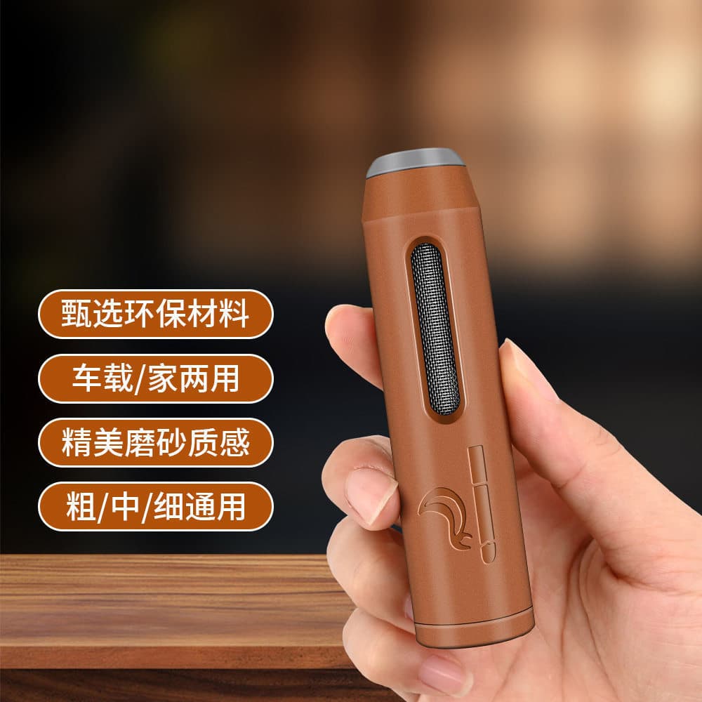 Upgraded 3-in-1 Mini Car Ashtray, No Ash Spill, Lazy Man's Gift, Cigarette Holder, Portable Travel Case