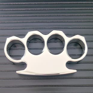 Outdoor Knuckles Self-Defense Training Ring Four-Finger Knuckle Duster Emergency Escape Tool
