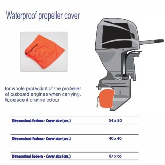 150D Orange Propeller Protective Cover