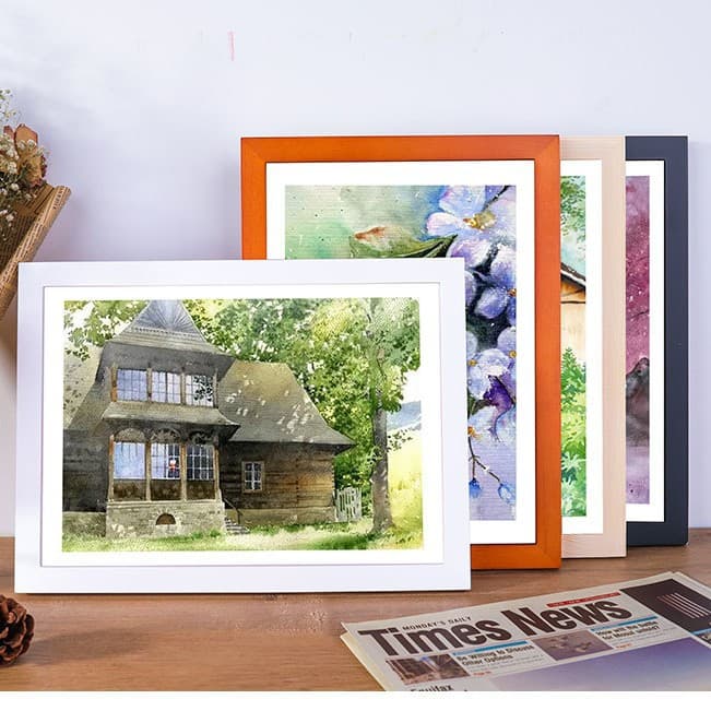 Photo Frame 5 inch 6 inch 8K 4K Picture Frame Tabletop Wall Mount 7 inch 10 inch A4 A3 16K 14 inch 18 inch 20 inch Wholesale Custom