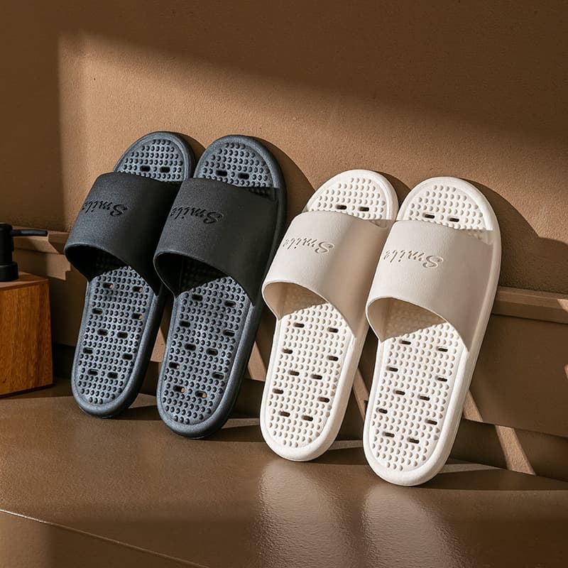 Bathroom Slippers Men Hotel Indoor Couples Shower Anti-Slip Quick-Dry Plastic Sandals Women Factory Wholesale