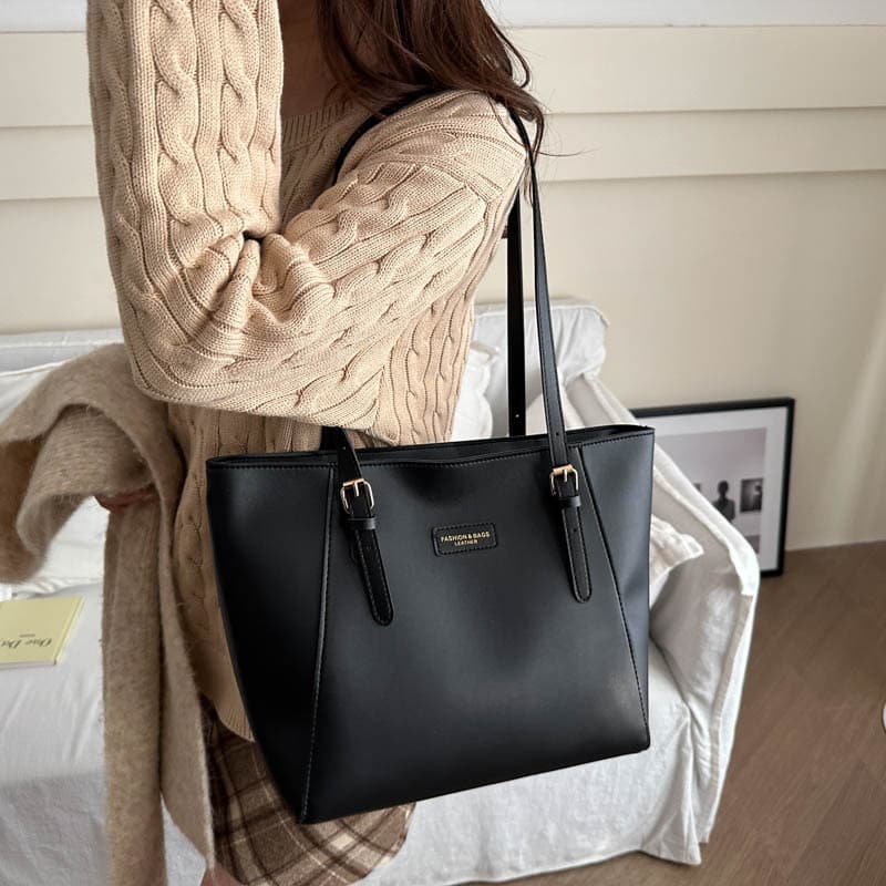 Women's Large Capacity Tote Bag 2025 New Casual Minimalist Underarm Bag Trendy Versatile Commuter Shoulder Bag