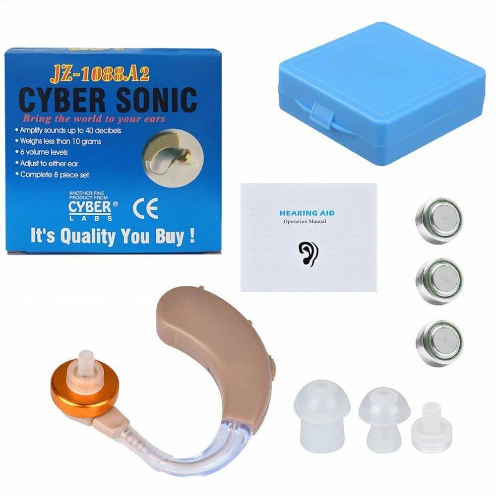 [High Cost-Effectiveness] Adjustable Boxed Sound Isolation and Noise Reduction Amplifier Sound Collector for Behind-the-ear Hearing Aids