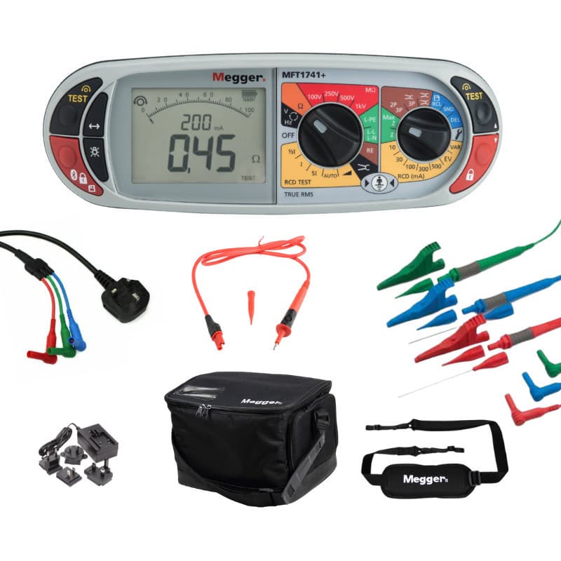 Megger MFT1741 Multi-Functional Tester (UK) - Safety Impedance Tester