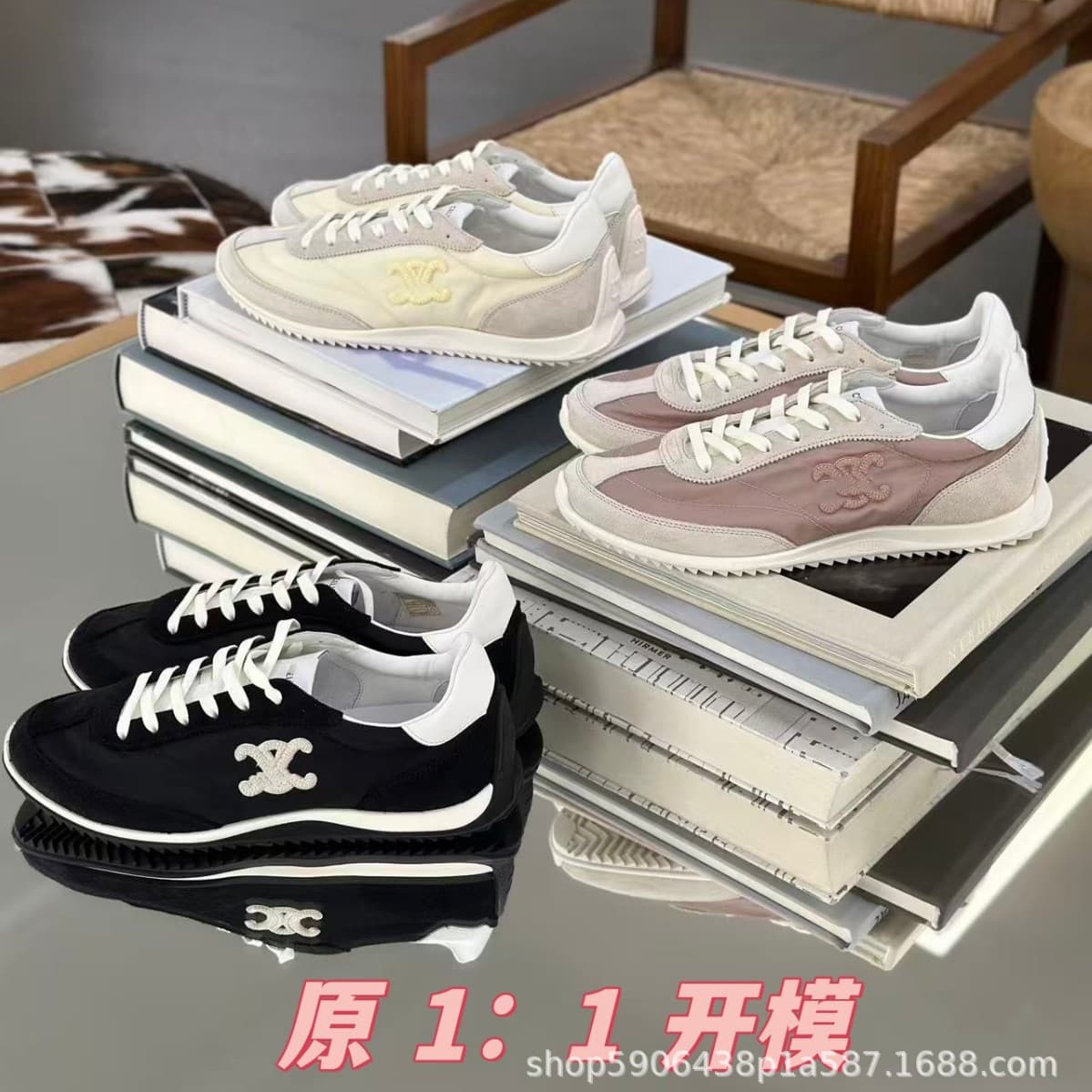 High Version Vintage Triumphal Arch White Shoes Genuine Leather Sports Casual Shoes 2025 New Agassi Shoes German Training Shoes Women