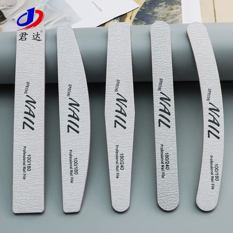 Nail File Manicure Tool Sanding Stick Wholesale Double-Sided Abrasive Buffing File Gray Sand File Nail File