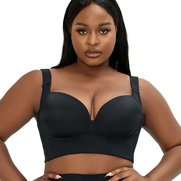 Foreign trade independent website for wholesale of plus-size European and American style smooth bras with push-up and side breast support, underwire bras.
