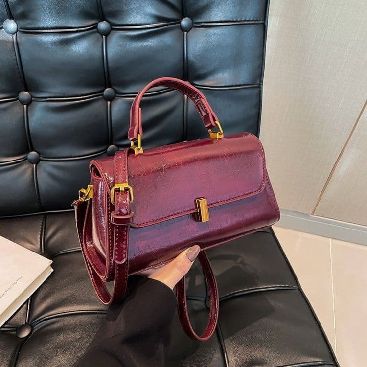 New Light Luxury Retro Trendy Handheld Small Square Bag, New Niche Versatile Women's Crossbody Bag