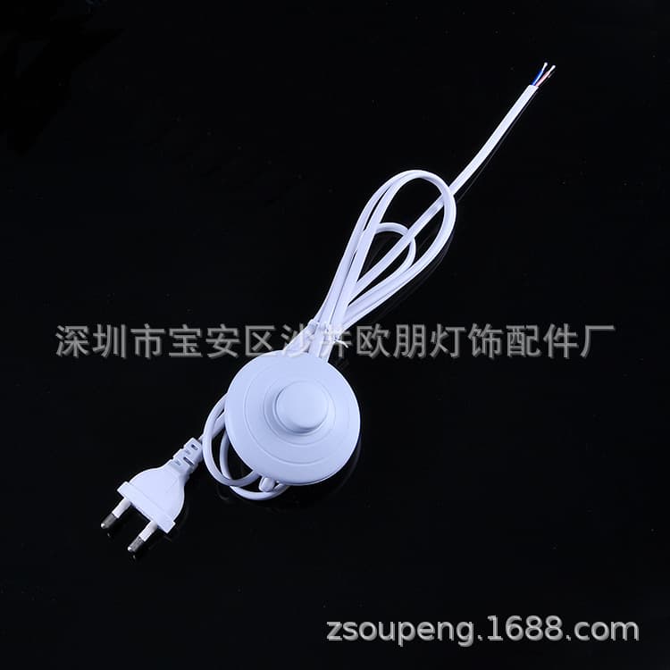Korean standard foot switch wire Korean style with 8S.317 switch floor lamp power cord 0.75 square