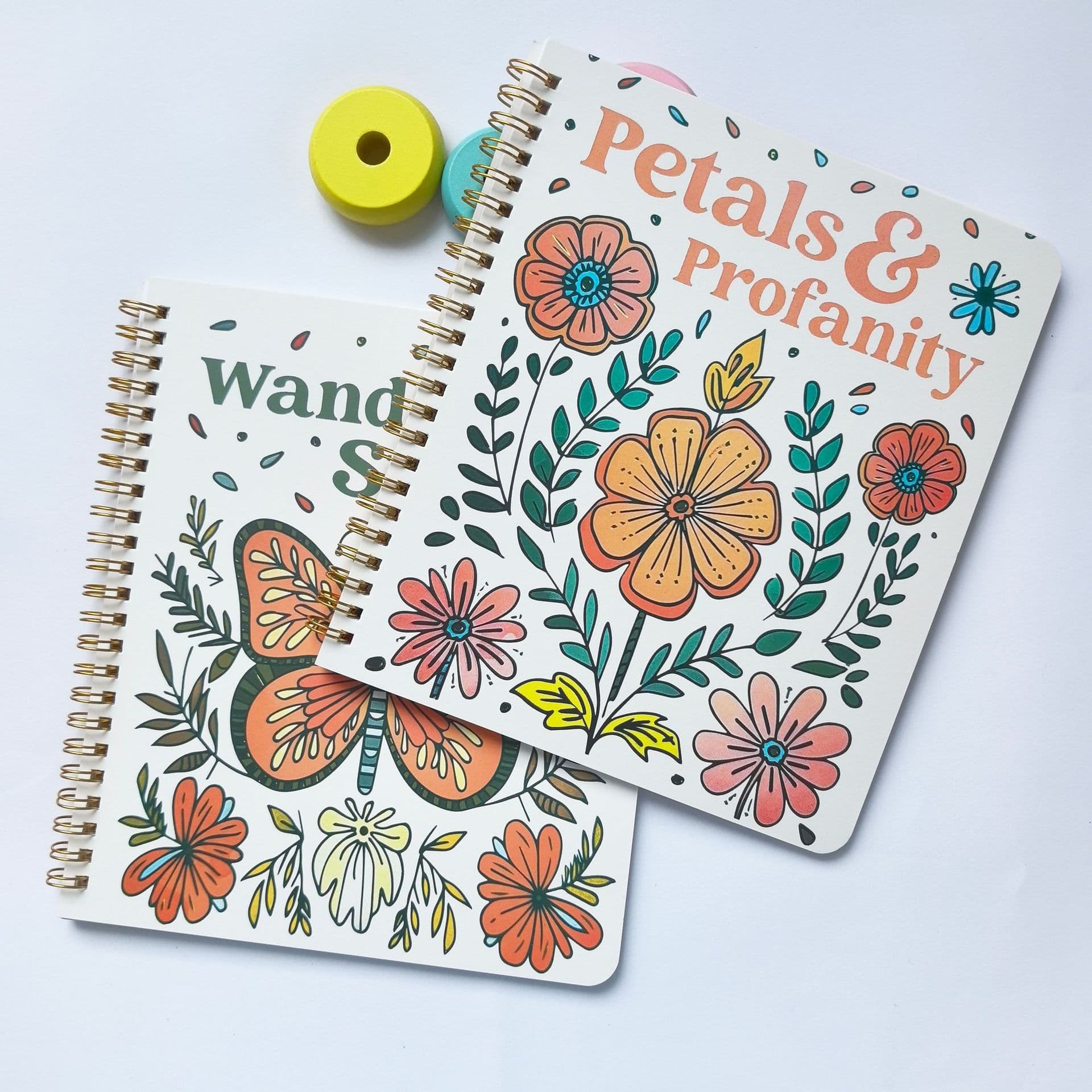 Amazon Cross-border Swear Words Coloring Books Butterfly and Flower Coloring Book