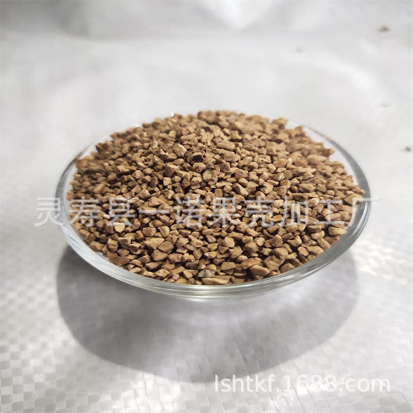 Factory direct supply of walnut shell powder, freshly processed walnut shells, 80-mesh walnut shell powder, custom sizes available.