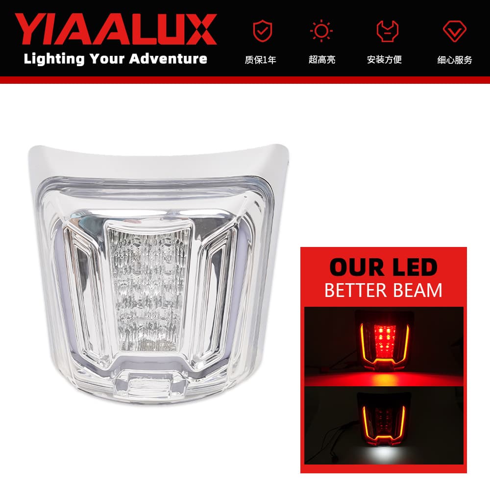 VESPA GTS300 Sprint Tail Light Modification LED Tail Light Assembly Vespa Motorcycle Tail Light Brake
