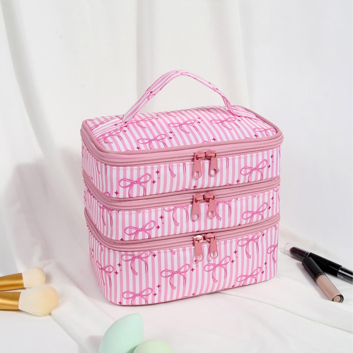 Cross-border Travel Cosmetic Bag Large Capacity Portable Storage Organizer Pouch
