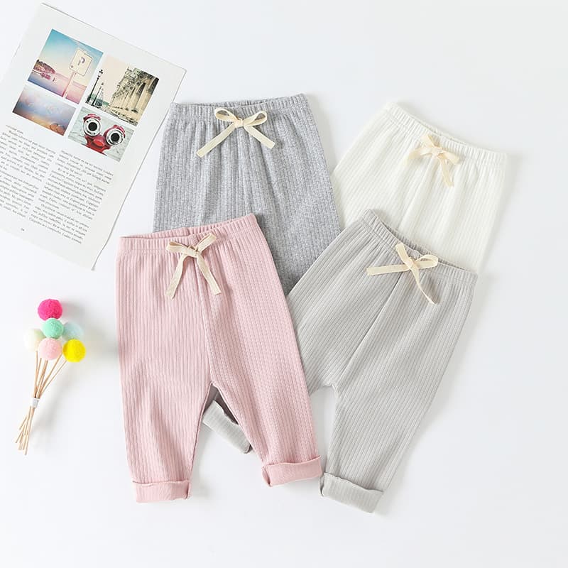 2026 Spring/Autumn New Infant and Toddler Leggings High Stretch PP Pants Boys and Girls Long Pants Outerwear Children's Pants