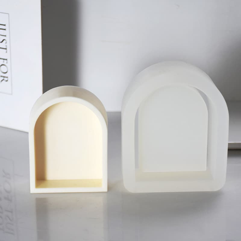 New Product Door Frame Silicone Mold Arch Door Frame Aromatherapy Candle Plaster Mold INS Korean Style Ornament Mold