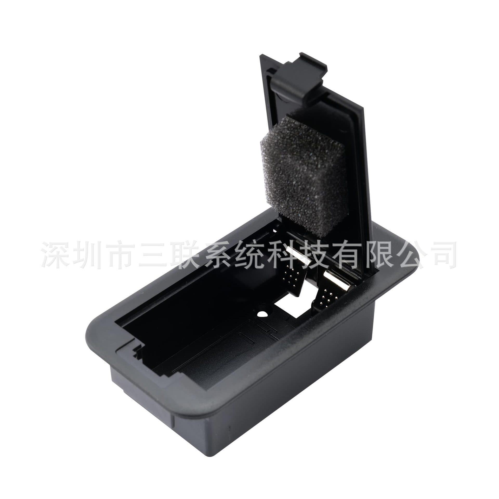 Guitar and bass accessories active pickup electric 9V battery compartment box long black with lid B model MX1583