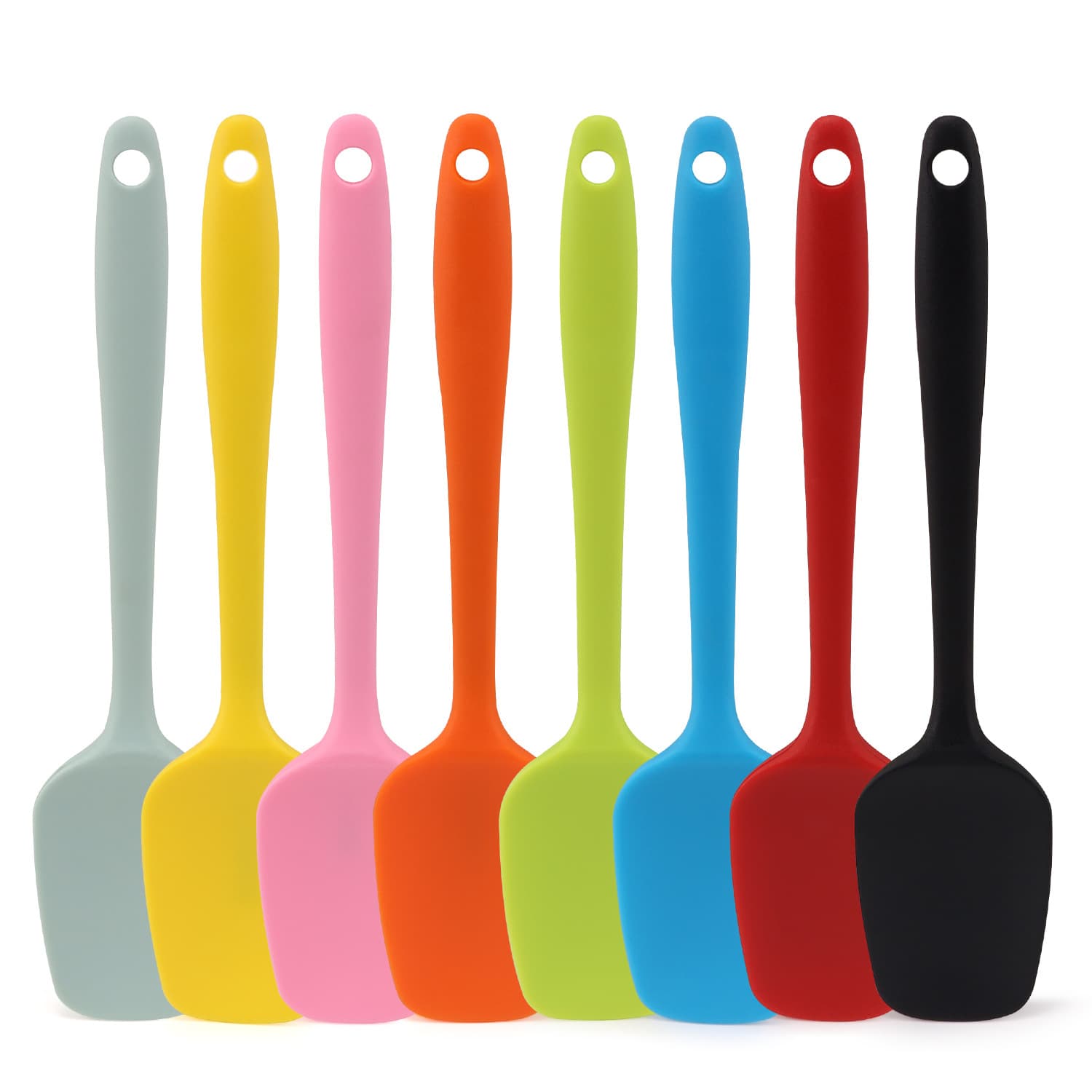 Baking Tool Integrated Silicone Spatula, Small Silicone T-Spatula for Cake and Cream, Butter Spatula