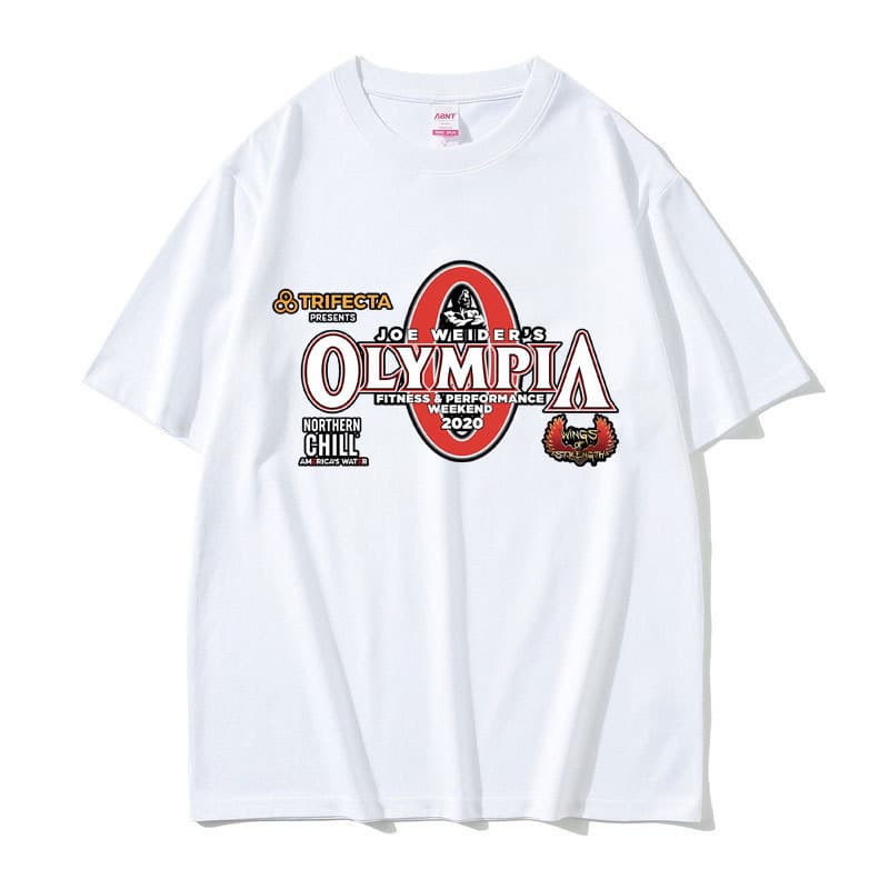 Olympia Gym Fitness Pump Cover Graphic T-shirt Men Women