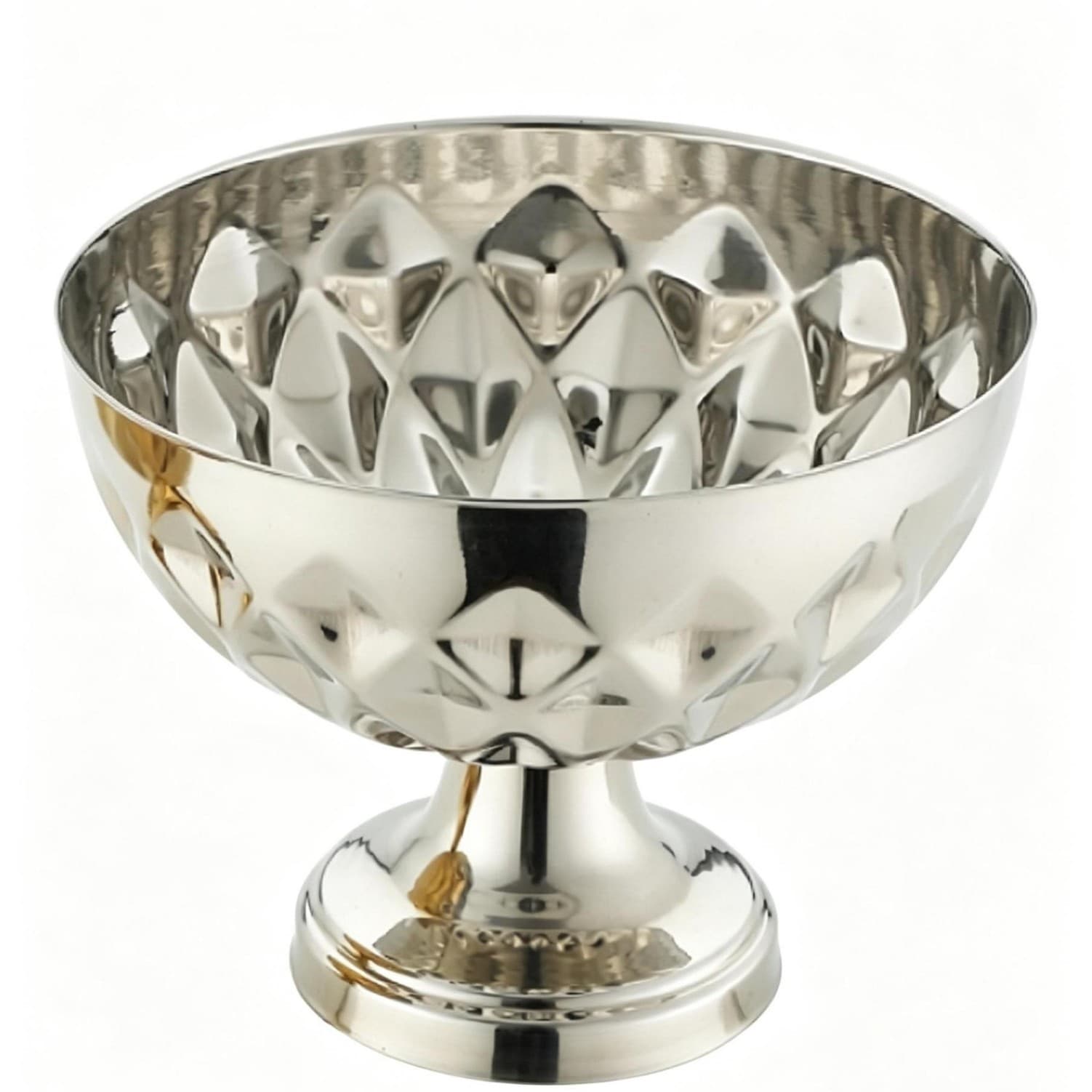 Ice cream bowl, non-magnetic stainless steel ice cream bowl, salad bowl, dessert cup, dessert fruit table pudding cup, ice cream cup