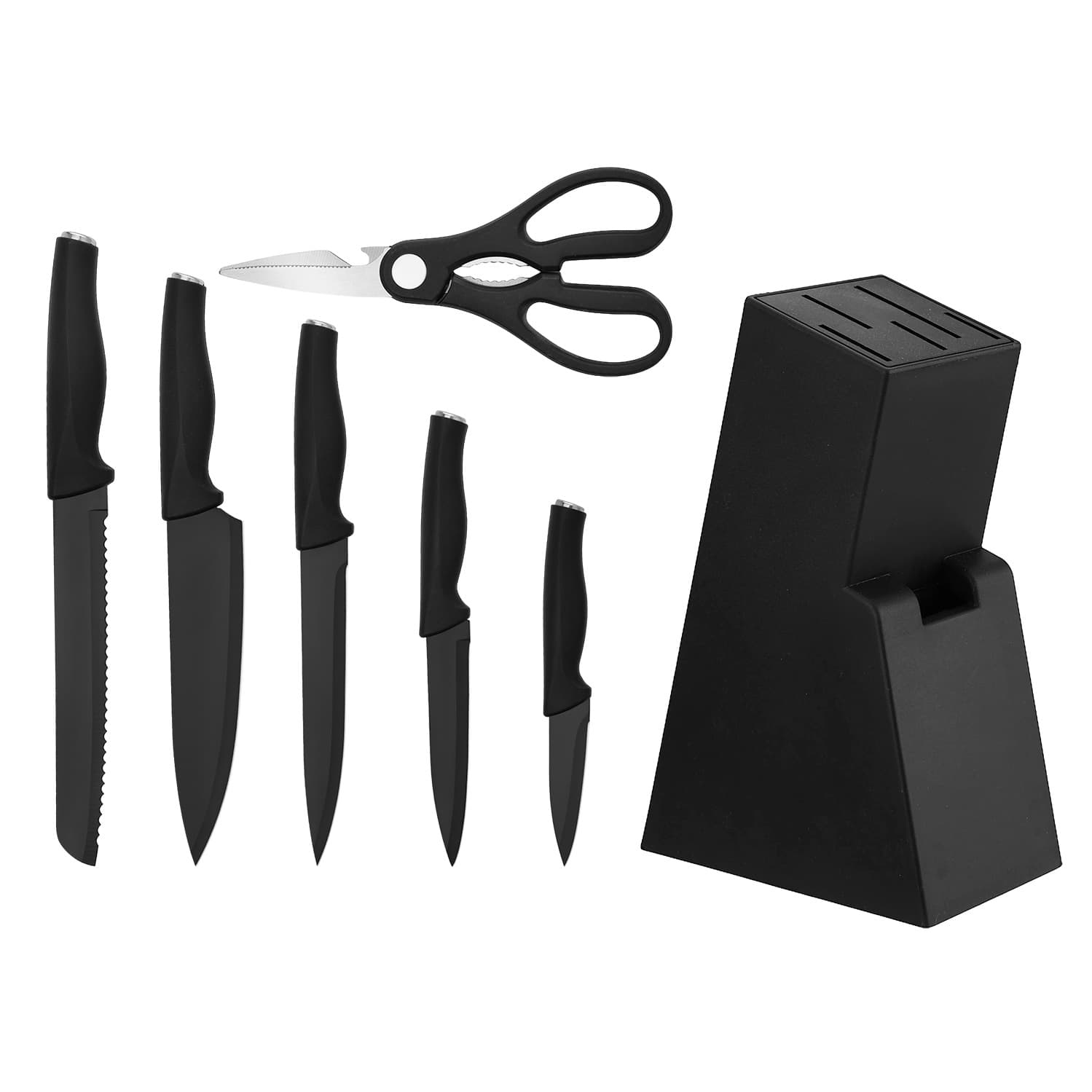 Cross-Border Hot-Selling Kitchen Stainless Steel Knife Set, Kitchen Knife, Household Chopping Knife, Chef's Knife Set, Six-Piece Set