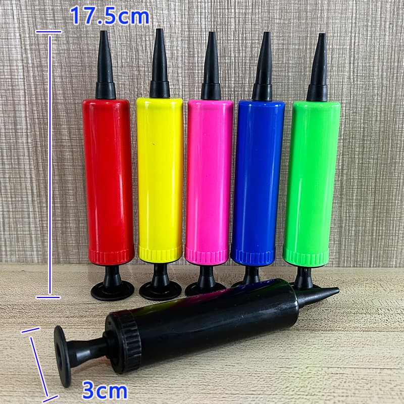 Balloon pump inflatable toy mini push pump swimming ring water floating inflatable pump in stock