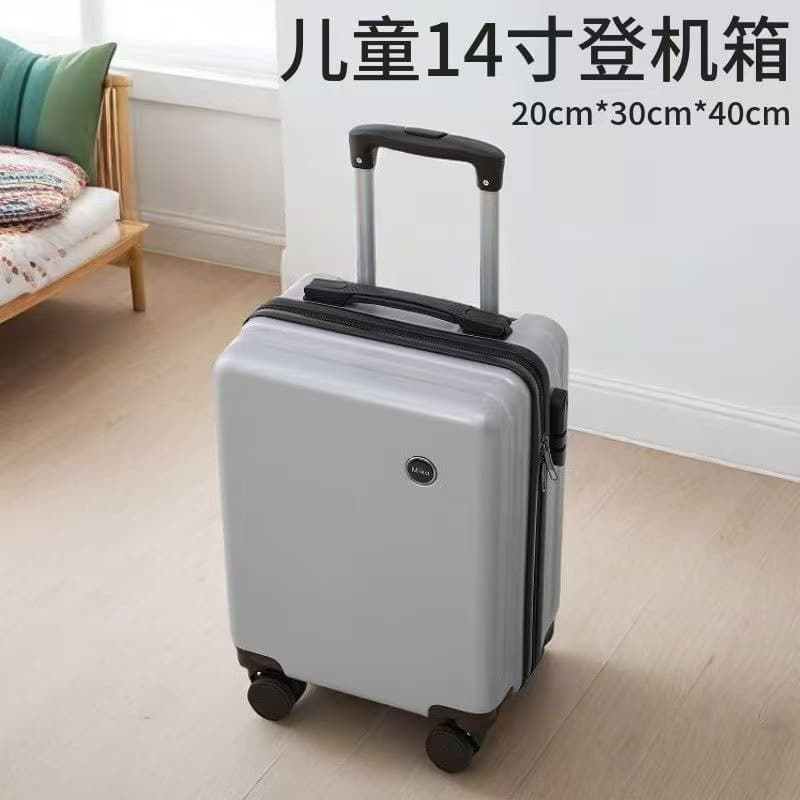 Budget Airline Carry-On 14-Inch Mini Small Spring Airlines Suitcase Lightweight Spinner Luggage 16-Inch Travel Case Suitcase