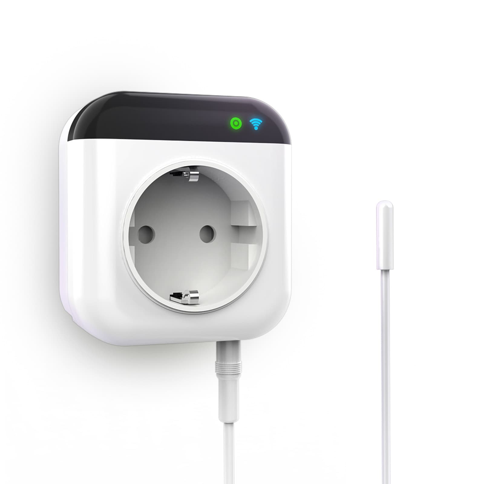 Cross-border Amazon WiFi smart thermostat socket (US, UK, EU standards, graffiti app, voice control plug)