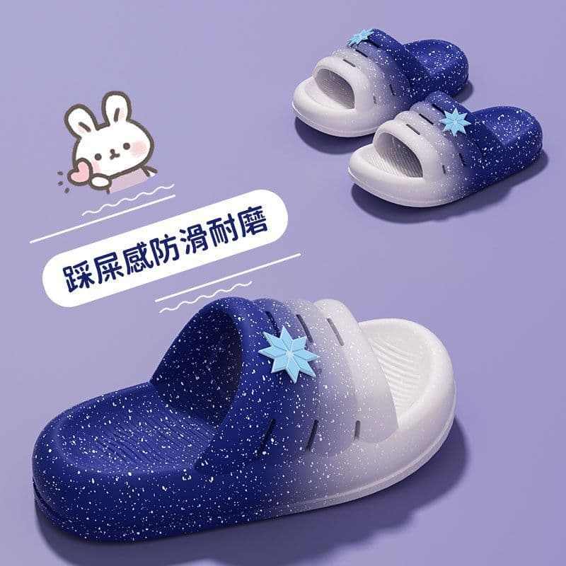 Cartoon Starry Sky Slippers for Kids 2026 New Summer Indoor Anti-Slip Baby Girls' Sandals Cross-Border Wholesale