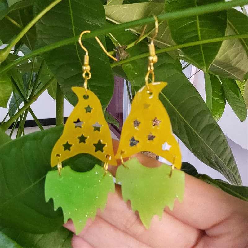 Z0062 Christmas Gnome Series Earring Mold Crystal Resin Silicone Mold DIY Decoration Silicone Mold