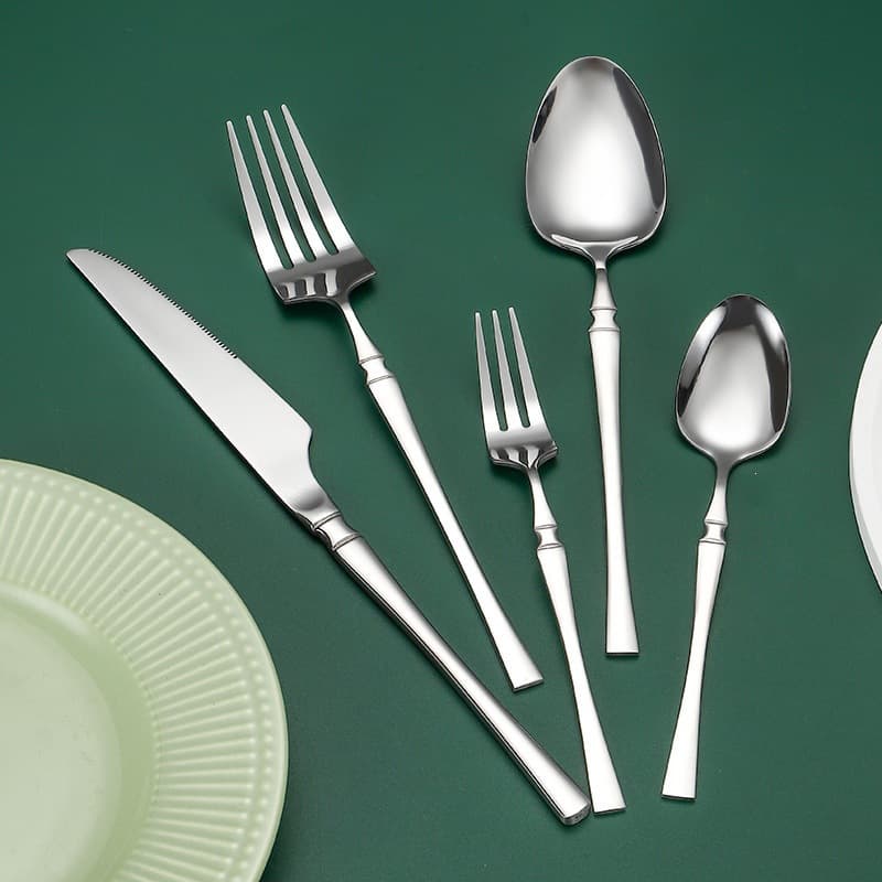 Xiaomanyao Knife, Fork and Spoon Set Stainless Steel Tableware Set Steak High-Looking Western Dessert Coffee Spoon Wholesale